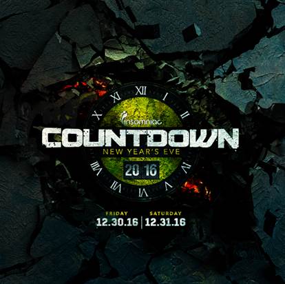Insomniac Countdown 2016 New Year