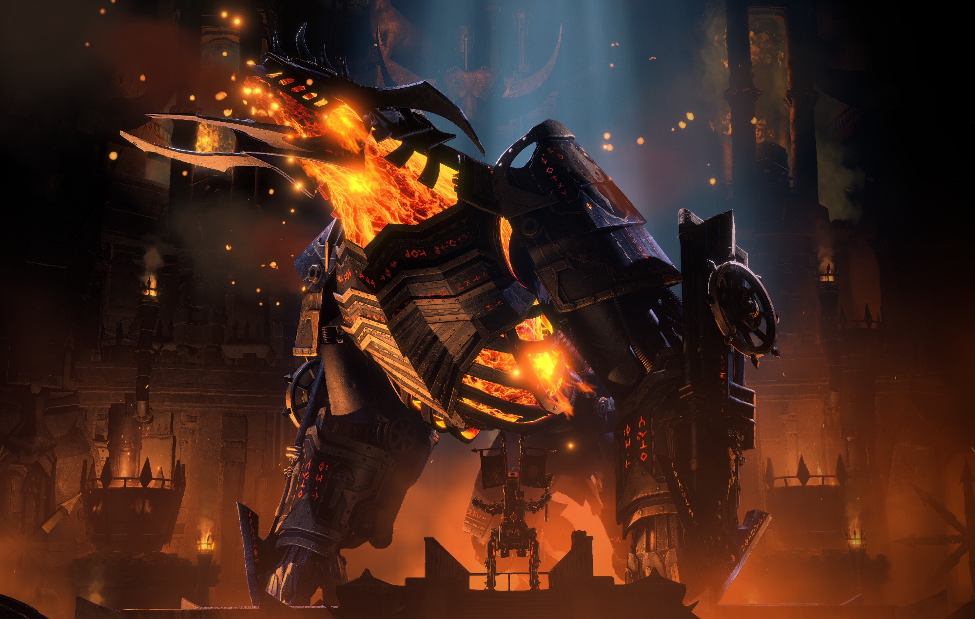 Total War: Warhammer 3, Forge Of The Chaos Dwarfs. Credit: Creative Assembly.
