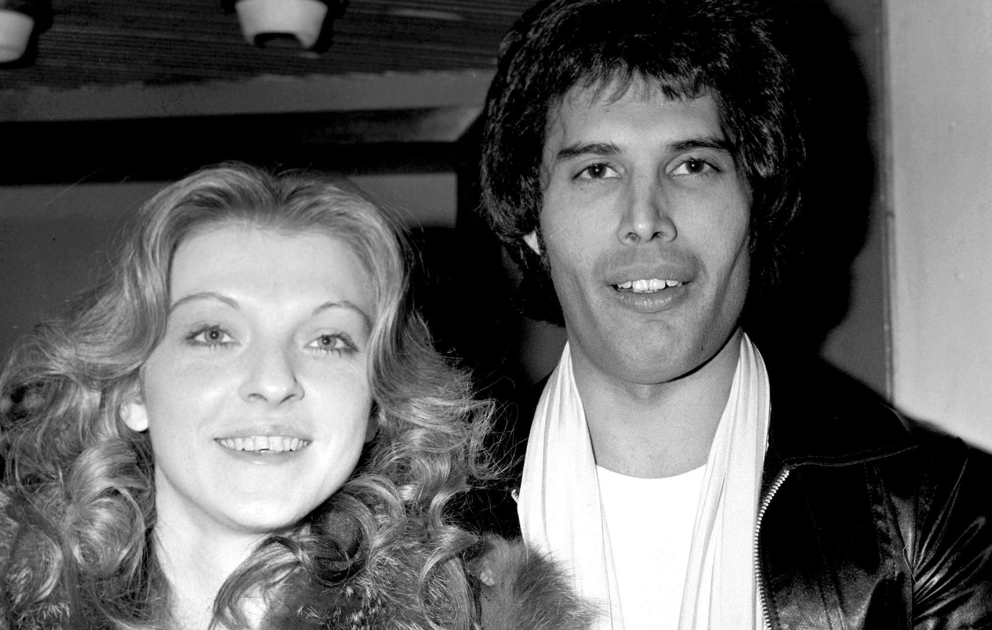 Mary Austin and Freddie Mercury. 