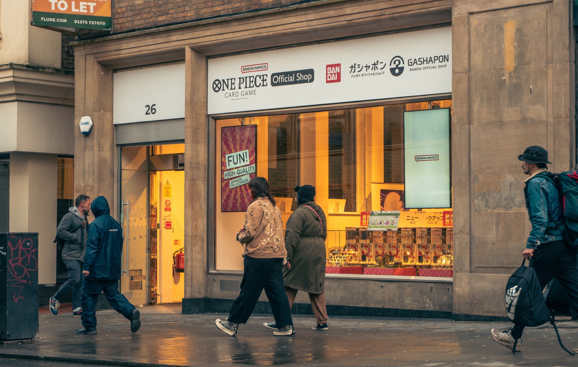 'One Piece' Card Shop in Brighton Credit: Bandai Namco