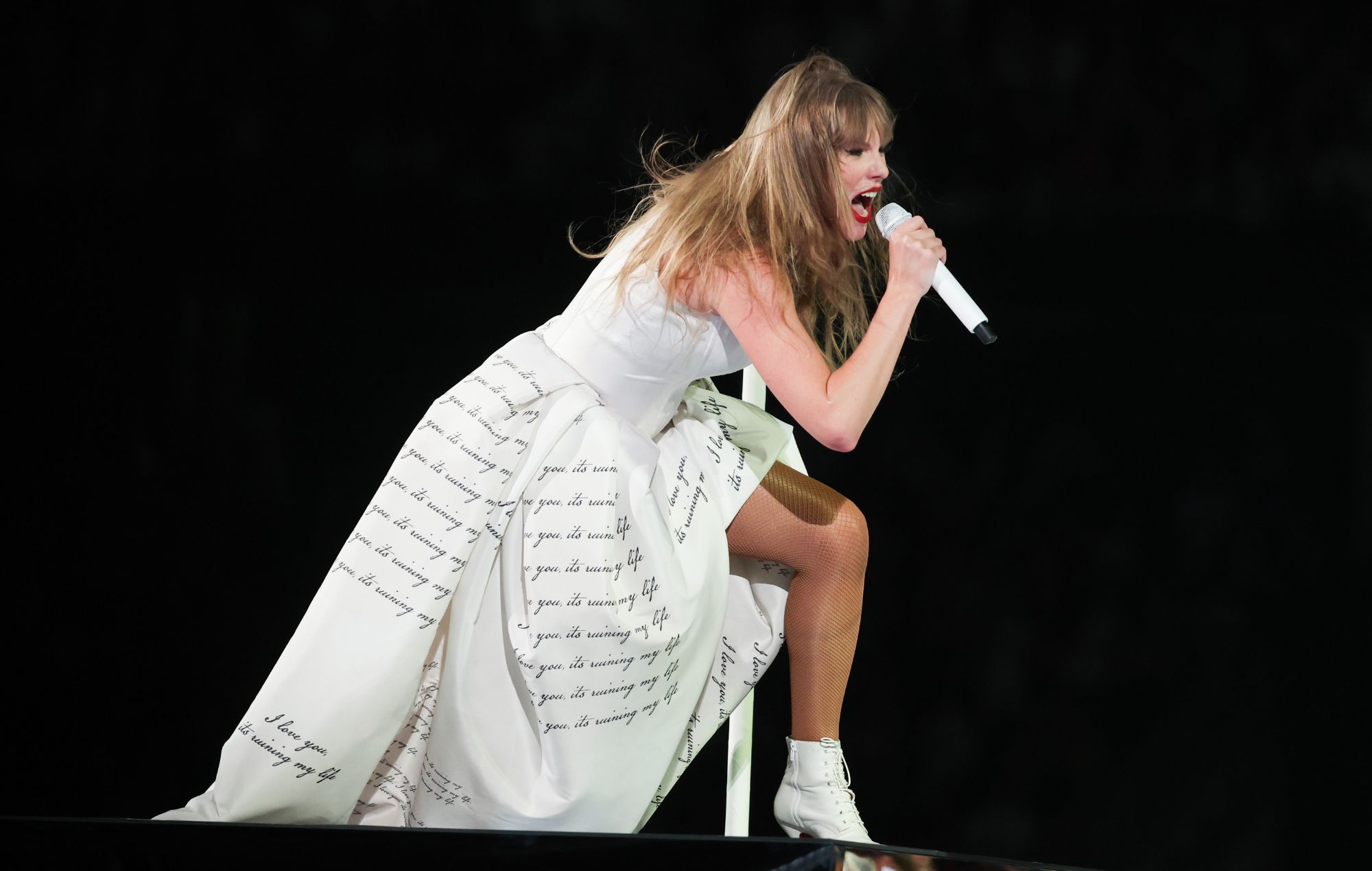  Taylor Swift performs at Friends Arena on May 17, 2024 in Stockholm, Sweden.