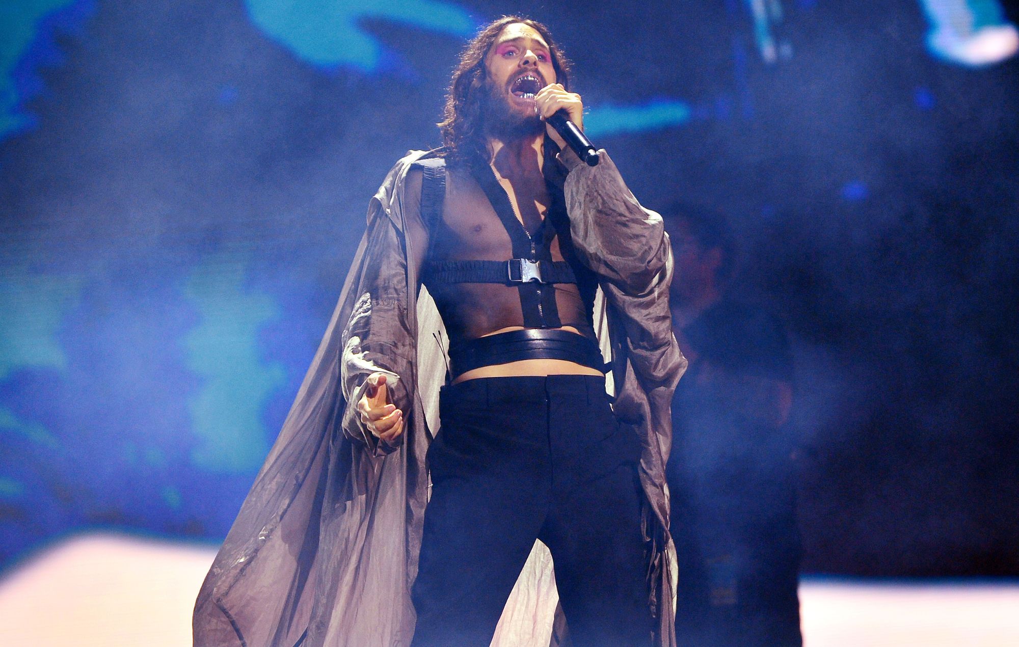 Jared Leto of Thirty Seconds To Mars performs on stage at The O2 Arena on June 04, 2024 in London, England