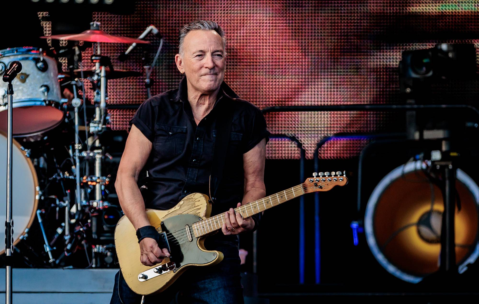 Bruce Springsteen performs with The E Street Band at Autodromo Nazionale Monza on July 25, 2023 in Monza, Italy. (Photo by Sergione Infuso/Corbis via Getty Images)