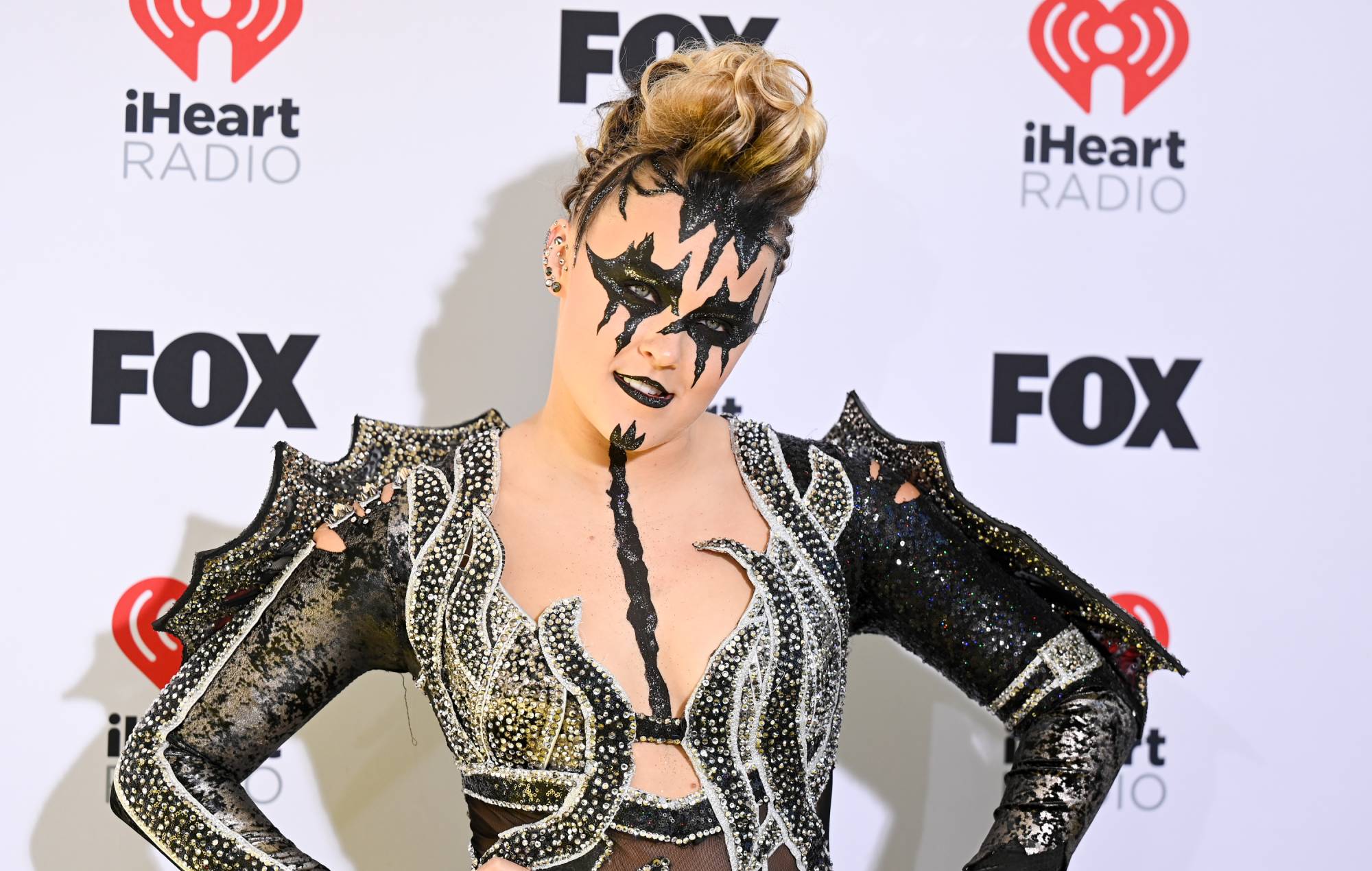 JoJo Siwa at the 2024 iHeartRadio Music Awards held at the Dolby Theatre on April 1, 2024 in Los Angeles, California. (Photo by Gilbert Flores/Billboard via Getty Images)