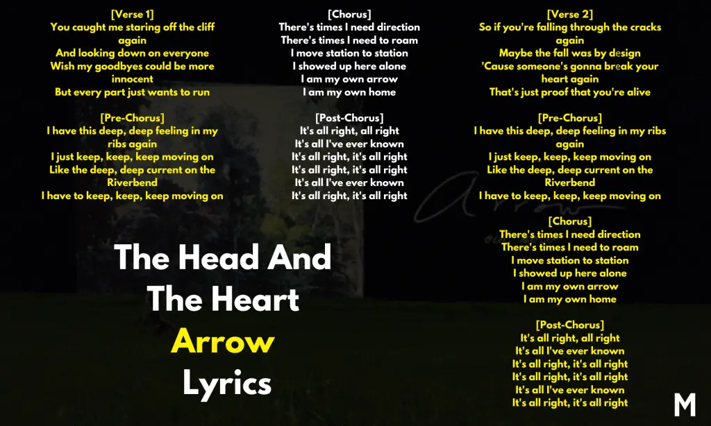 The Head And The Heart Arrow Lyrics