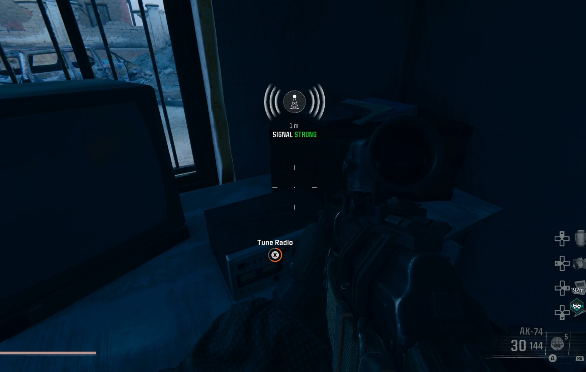 Call of Duty: Black Ops 6 Safe Codes: the radio can be seen