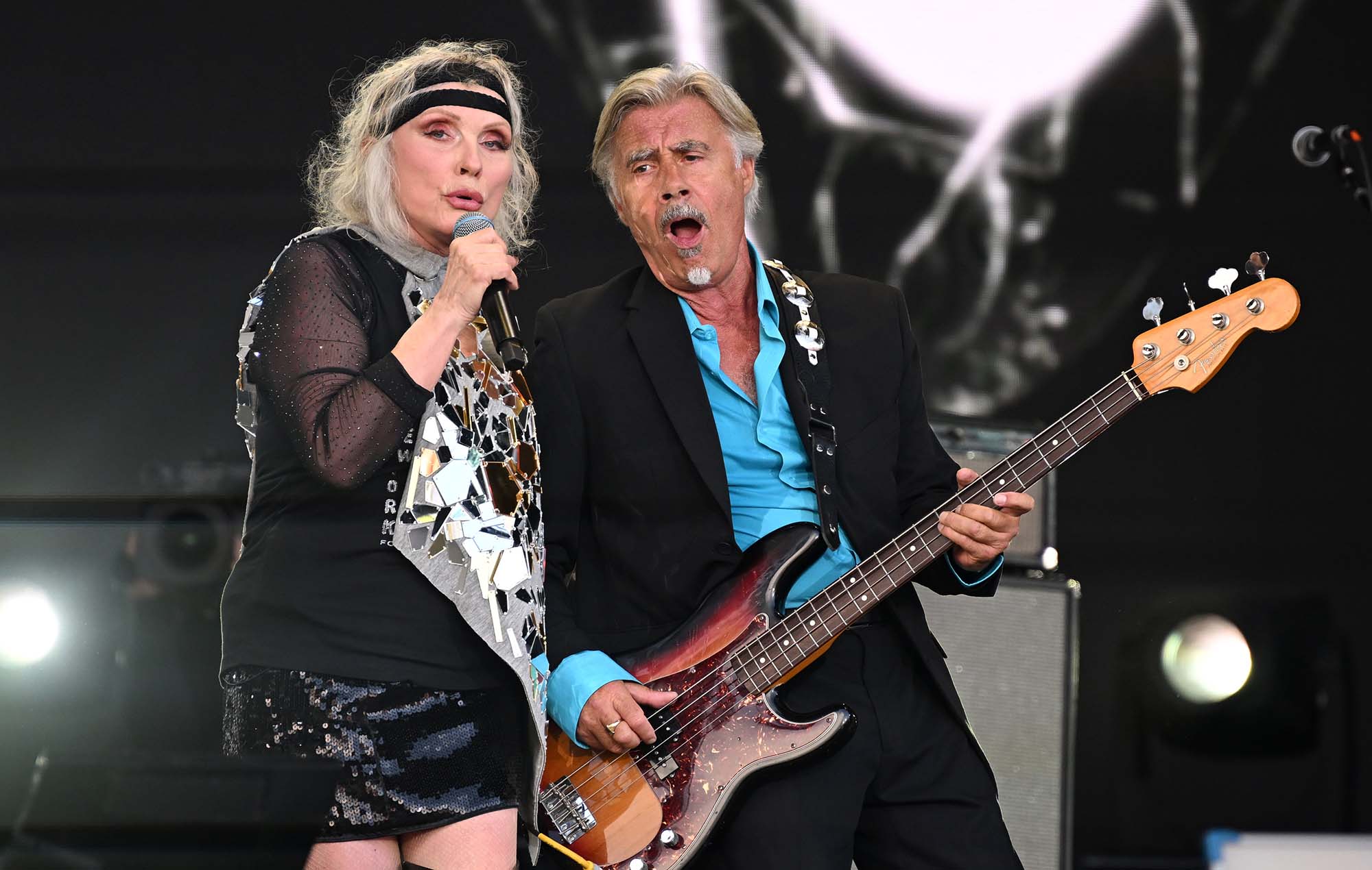 Debbie Harry of Blondie at Glastonbury