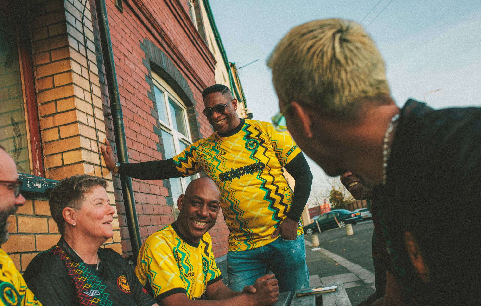 Skindred x Newport County AFC kit. Credit: PRESS