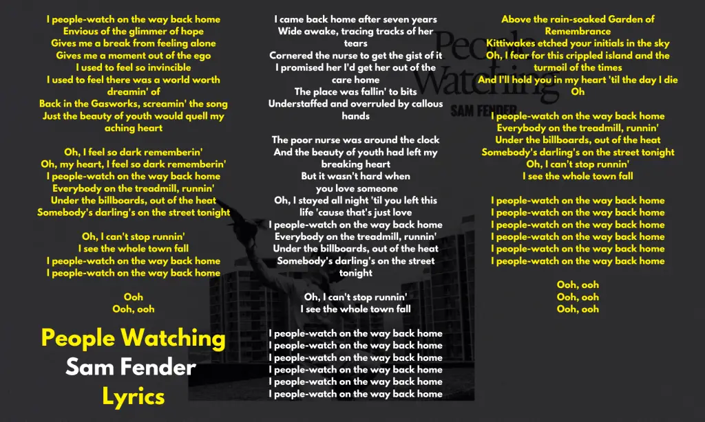 People Watching Lyrics