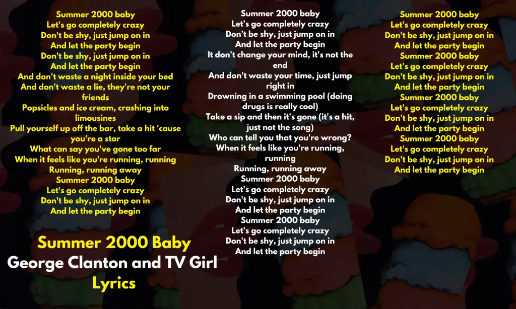 Summer 2000 Baby Lyrics