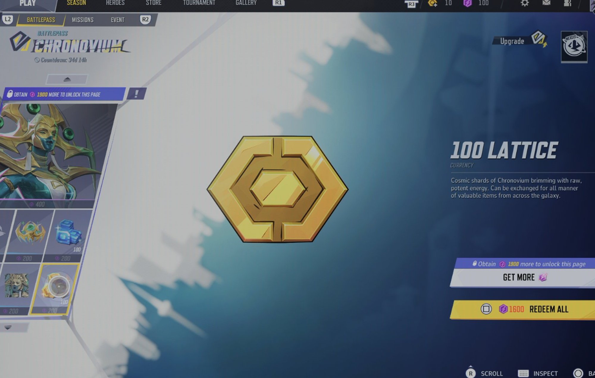 Marvel Rivals Get Lattice: Lattice can be seen in the battle pass menu