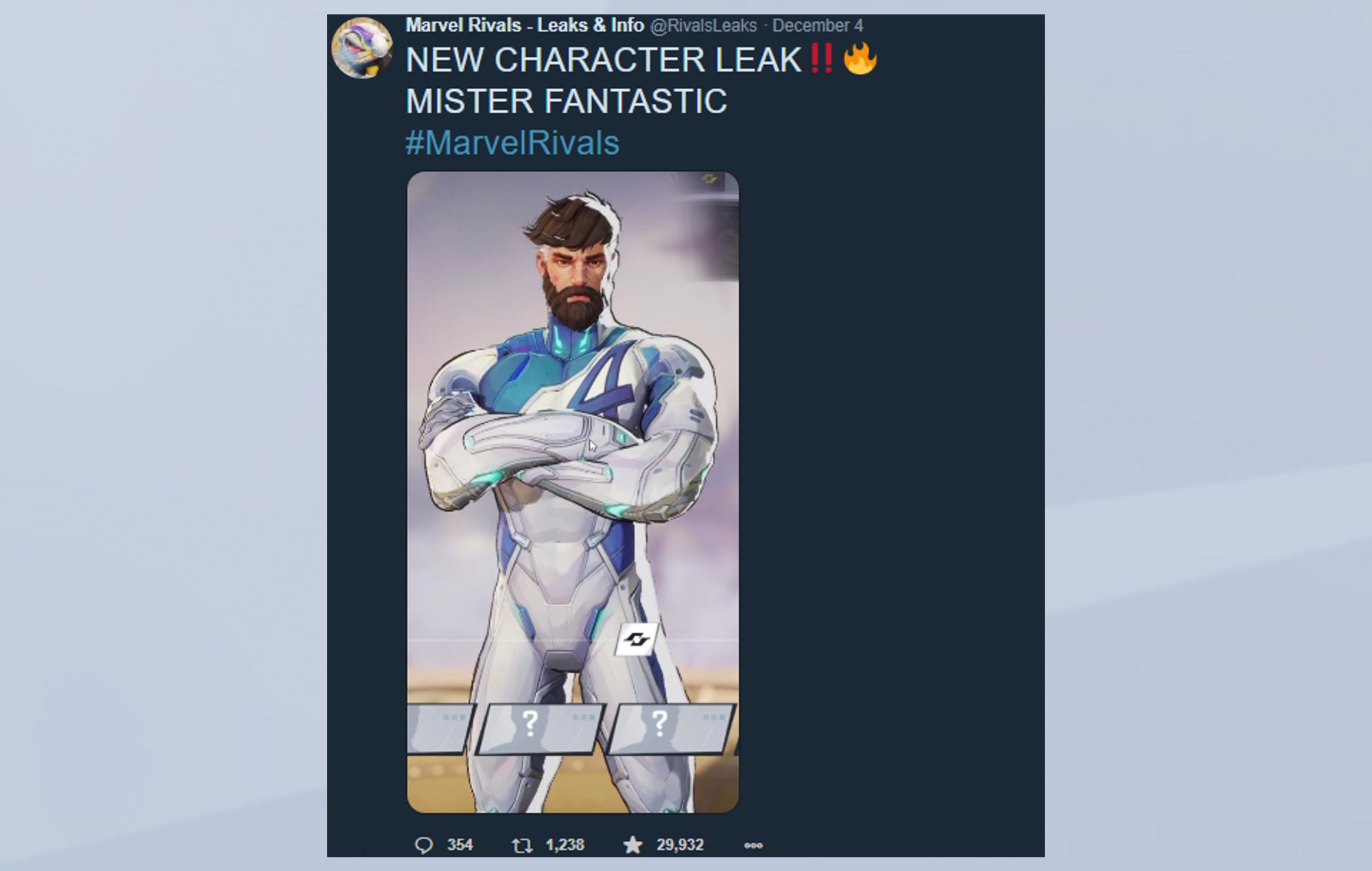 Marvel Rivals Upcoming Heroes: Mr. Fantastic can be seen