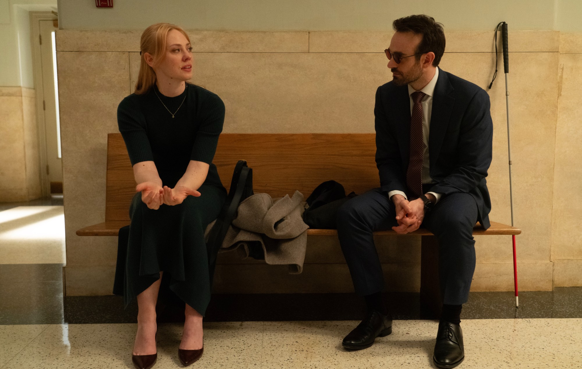 Karen Page and Matt Murdock in Daredevil Born Again