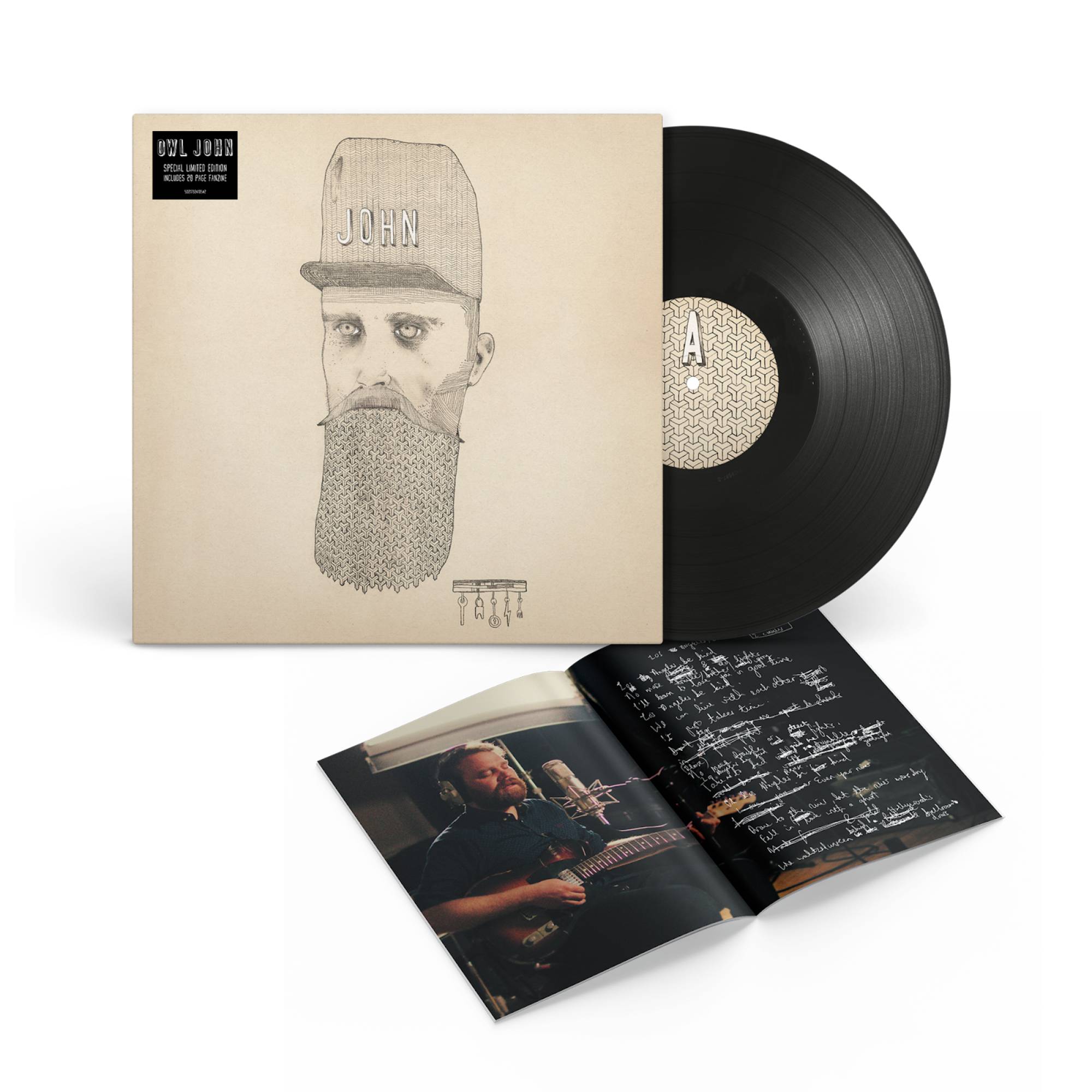 Owl John album reissue and zine. Credit: PRESS