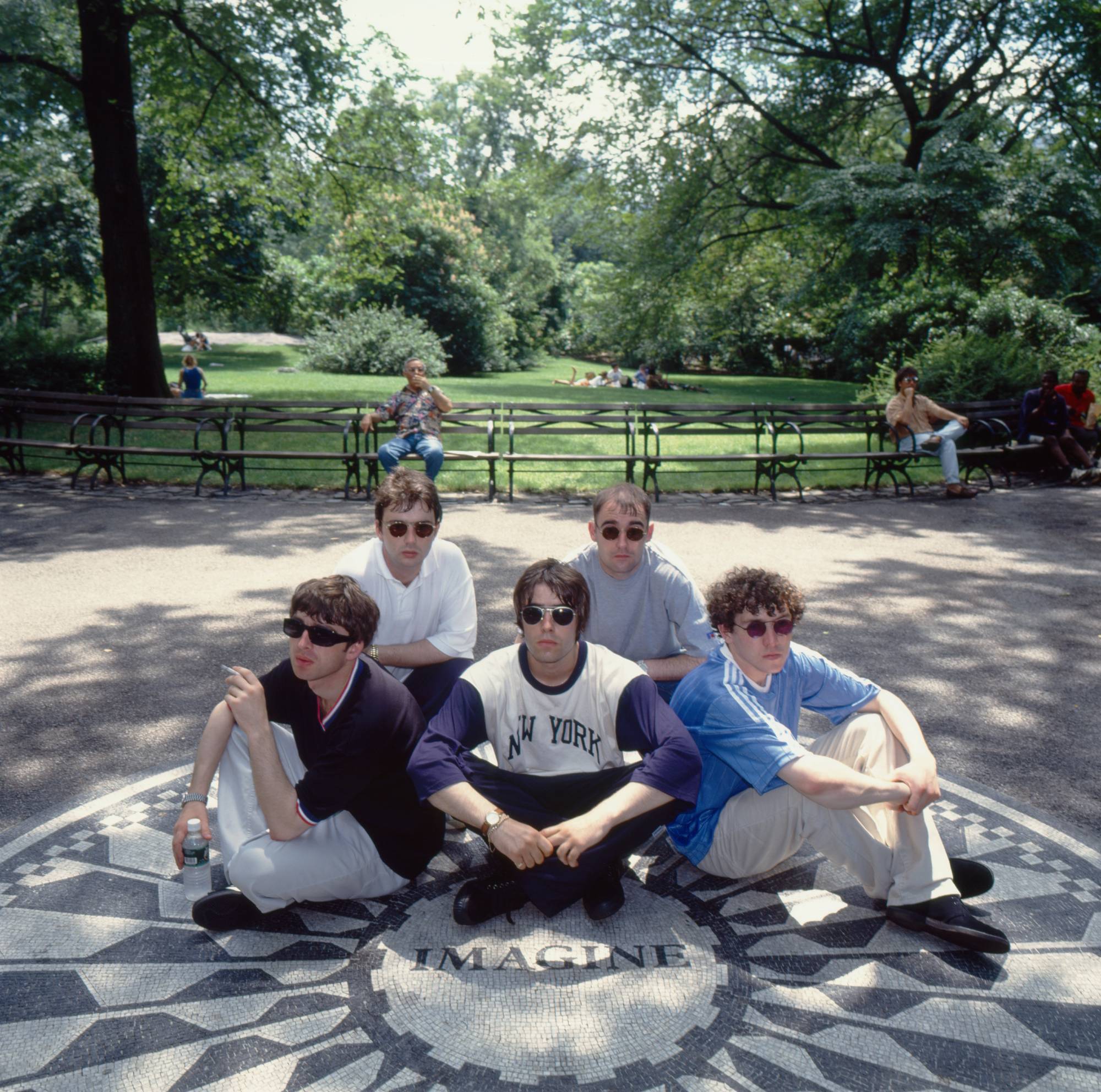 Oasis from 'Roll With It: Oasis in Photographs 1994–2002'. Credit: Tom Sheehan