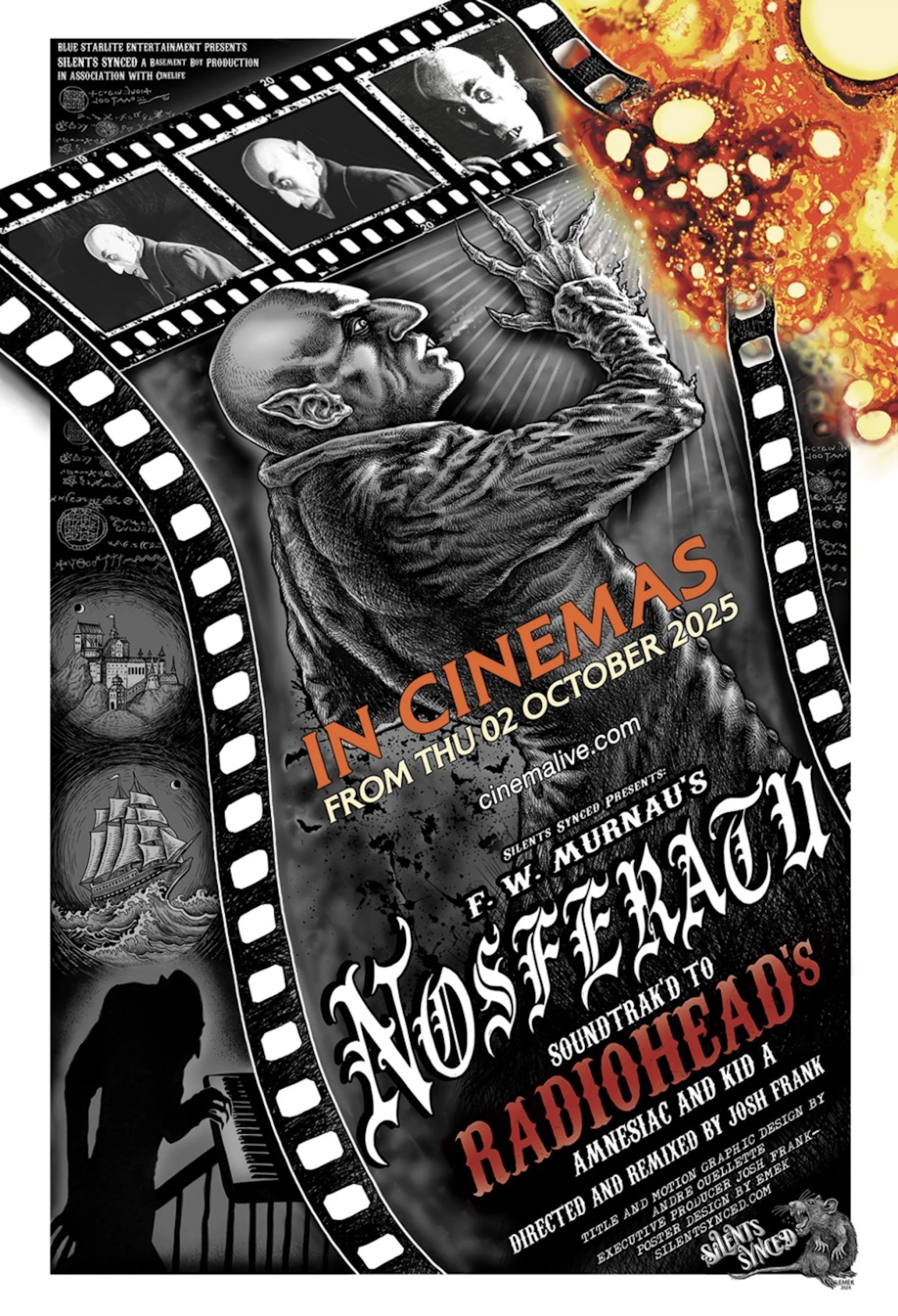 'Radiohead X Nosferatu: A Symphony of Horror' poster