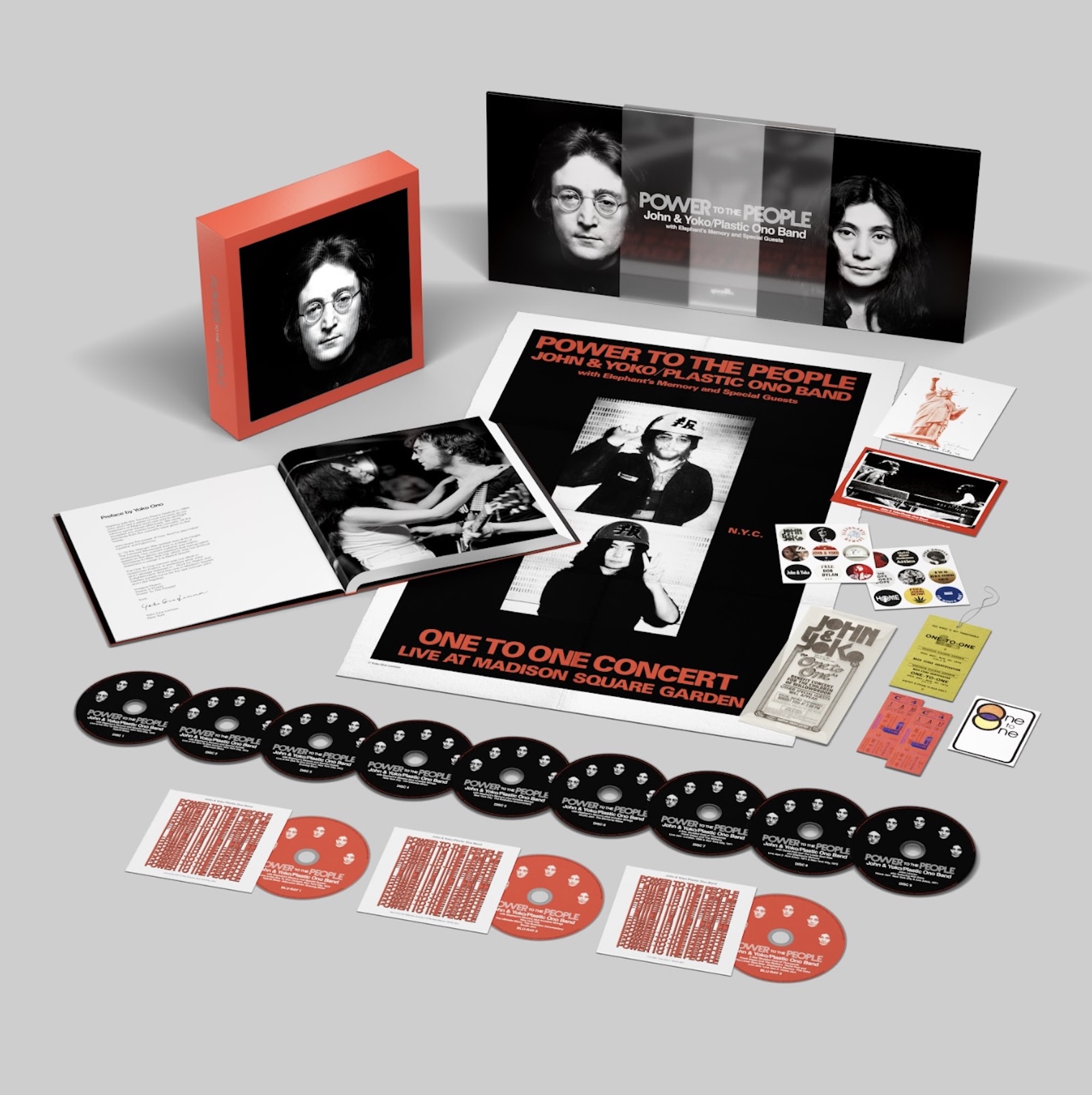 John Lennon and Yoko Ono 'Power To The People' box set. CREDIT: Press