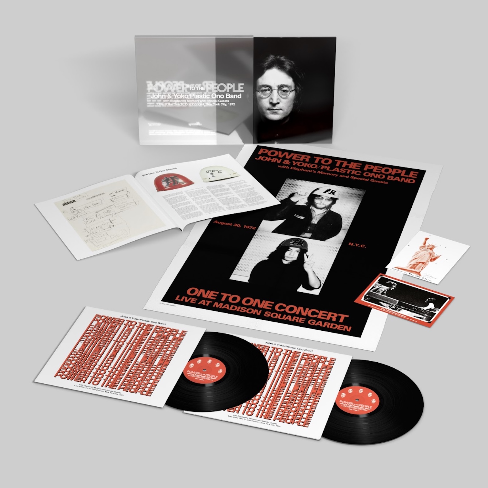 John Lennon and Yoko Ono 'Power To The People' box set. CREDIT: Press