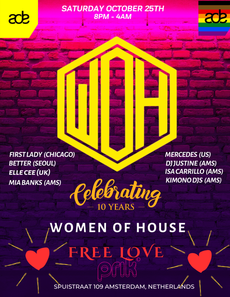 Amsterdam Dance Event 2025 Saturday Women of House Music