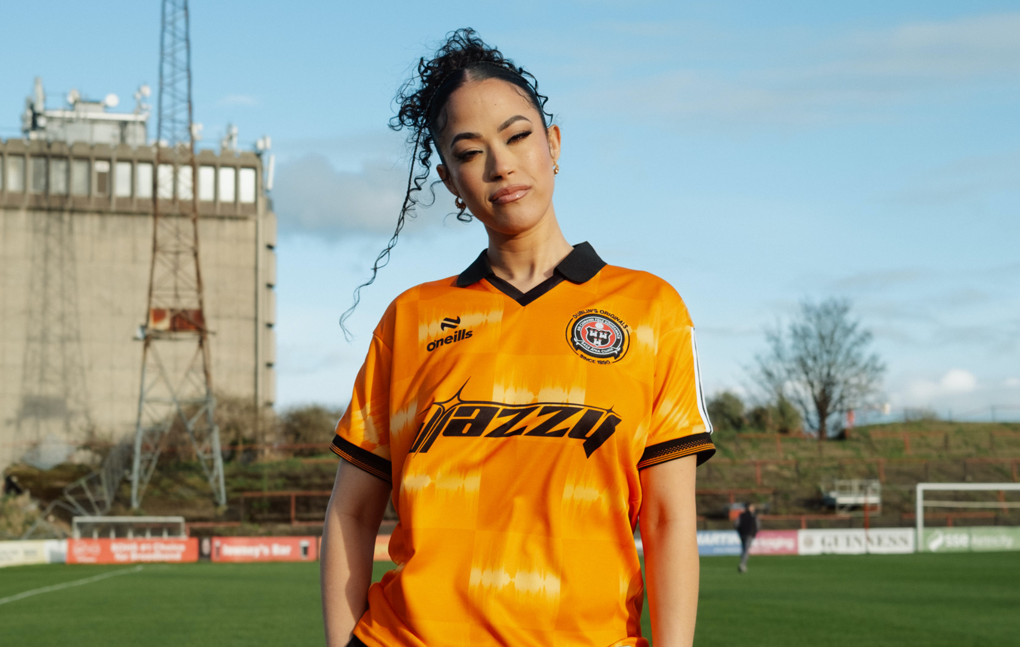Jazzy's Bohemian FC women's strip, photo by Ellius Grace